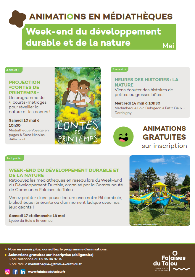 Affiche animations mai 2025 1